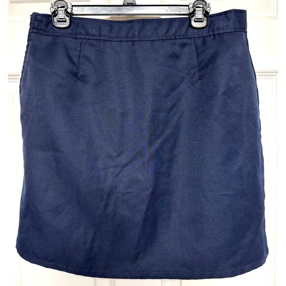 French Toast Skort Girls Size 16.5 Plus Blue Uniform Skirt - Picture 2 of 5